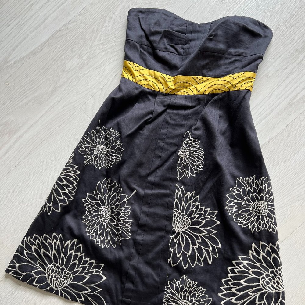 Anthropologie strapless dress